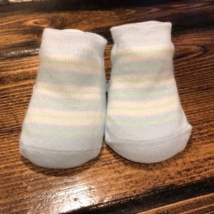 Country Kids Blue Organic Cotton Baby Socks 0-3M